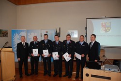 v.l. Carsten Wulfänger, Sven Rasch, Ulf Kamith, Ralph Giesser, Hans-Joachim Hinze, Rüdiger Wührl, Michael Ziche